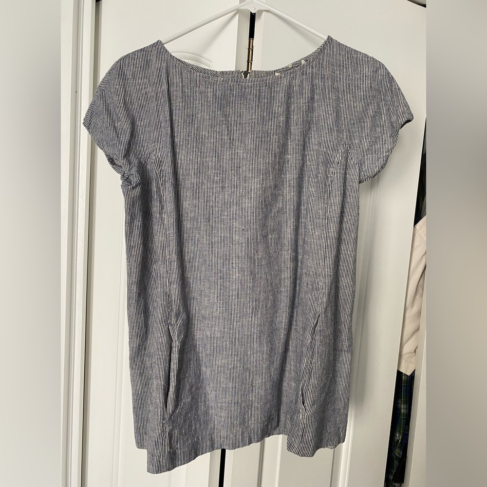 Striped Blue Top